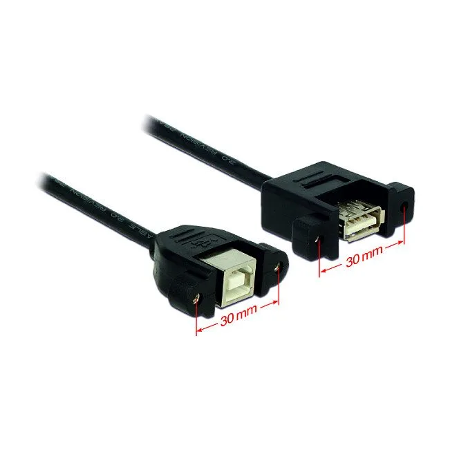 DeLOCK USB 2.0 B/A, 0.25m USB cable — image 2