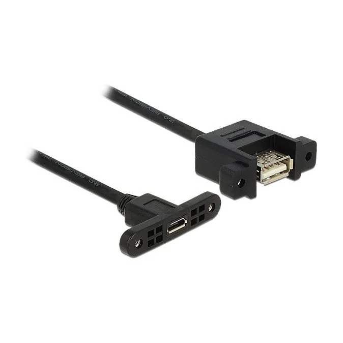 DeLOCK 1m, USB2.0 Micro-B/USB2.0-A USB cable — image 1