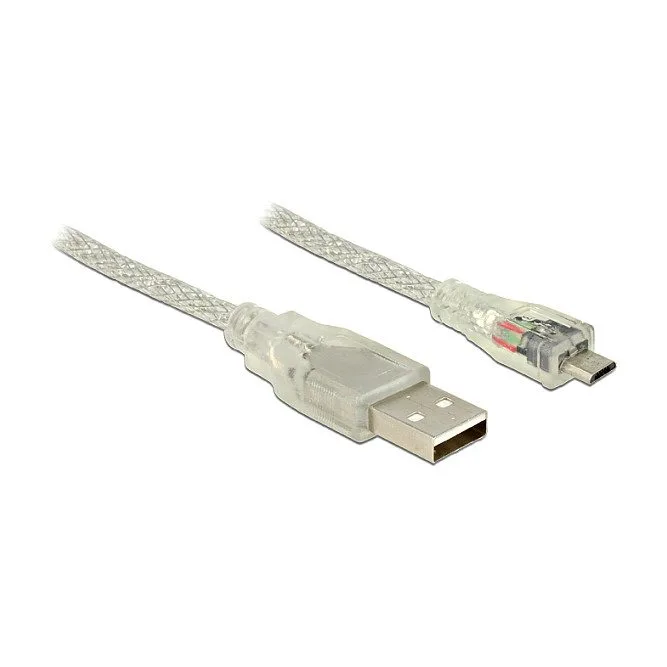 DeLOCK 1.5m, USB2.0-A/USB2.0 Micro-B USB cable — image 1
