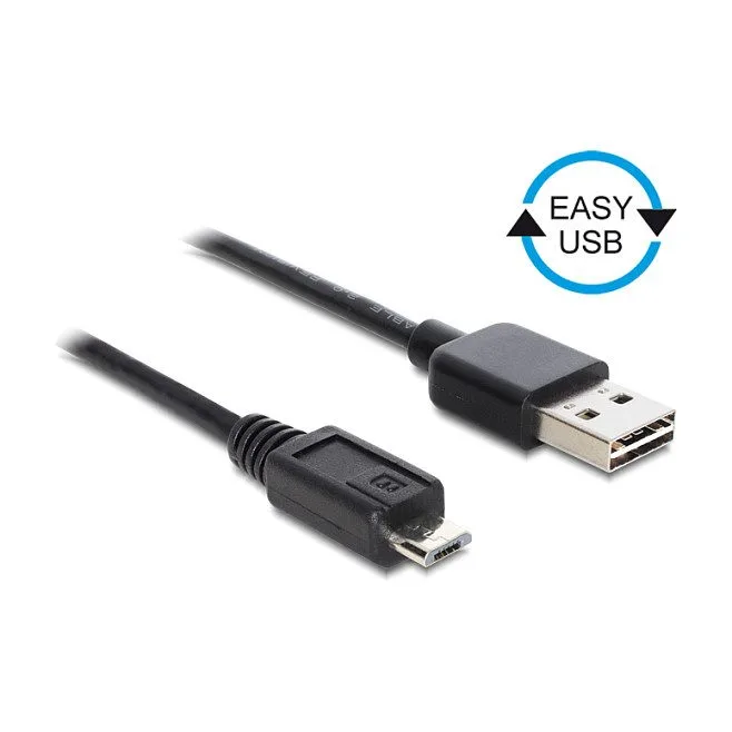 DeLOCK 0.5m, USB2.0-A/USB2.0 Micro-B USB cable — image 1