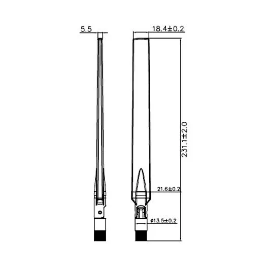 DeLOCK 88913 network antenna — image 3