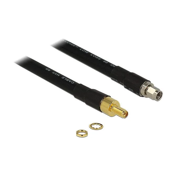 DeLOCK 2m RP-SMA/RP-SMA coaxial cable — image 1