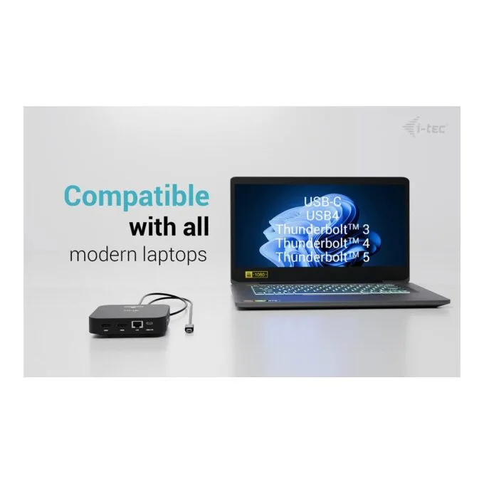 i-tec C31DUALHDMIDOCKPD laptop dock/port replicator — image 5