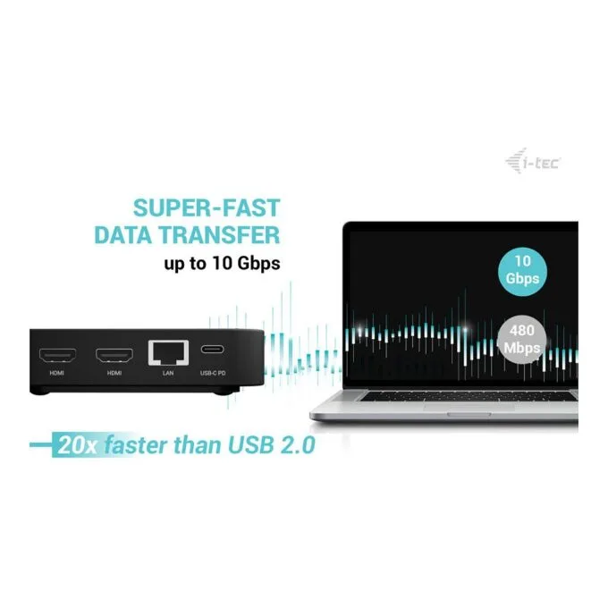 i-tec C31DUALHDMIDOCKPD laptop dock/port replicator — image 10