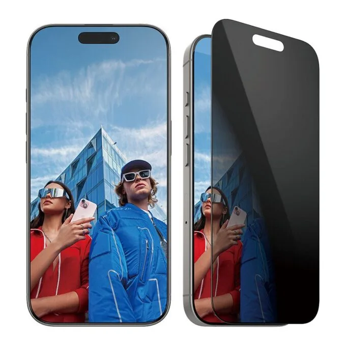 PanzerGlass ® 2-Way Privacy Screen Protector iPhone 16 Pro | Ultra-Wide Fit w. EasyAligner — image 1