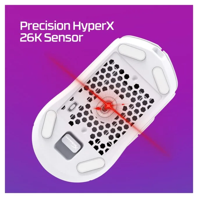HyperX Pulsefire Haste 2 Wireless White Gaming mouse — image 2