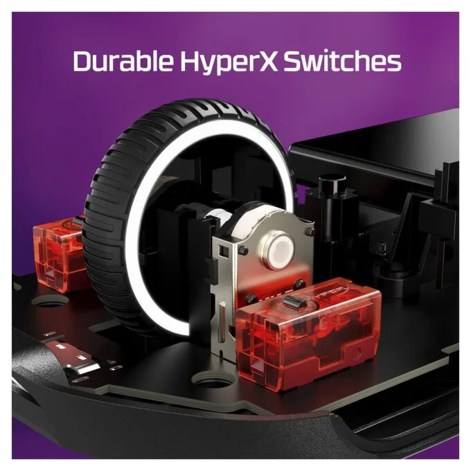 HyperX Pulsefire Haste 2 Wireless White Gaming mouse — image 3