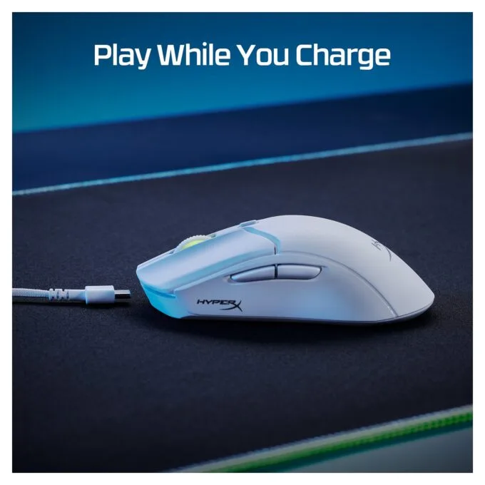 HyperX Pulsefire Haste 2 Wireless White Gaming mouse — image 7