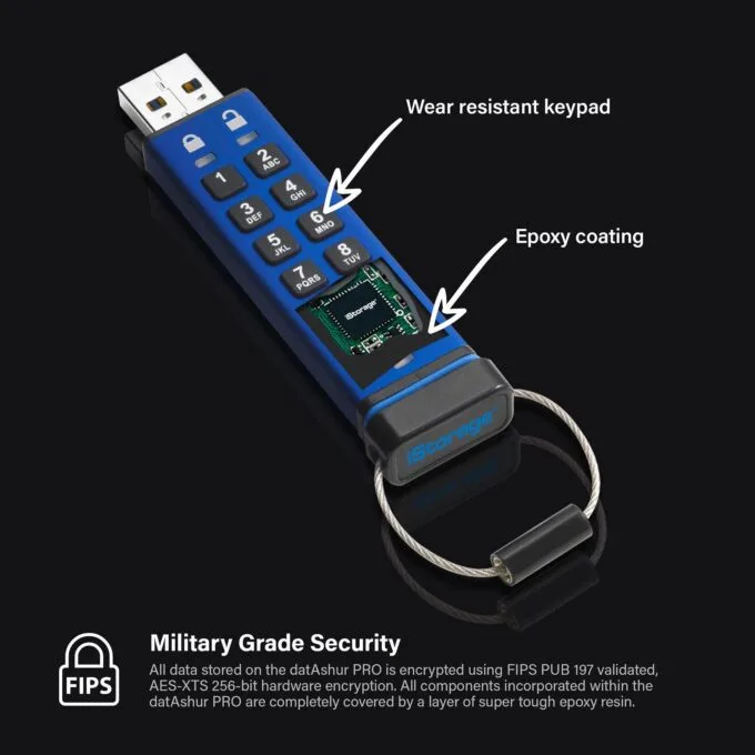 iStorage datAshur Pro USB flash drive — image 2