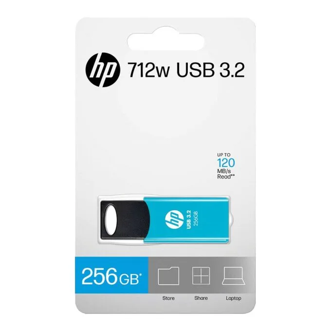 HP 712w 256GB USB 3.2 Gen 1 Flash Drive - HPFD712LB-A-256 — image 5