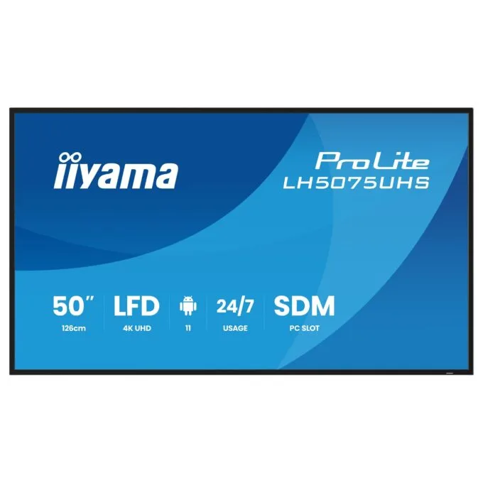 iiyama LH5075UHS-B2AG Signage Display — image 2