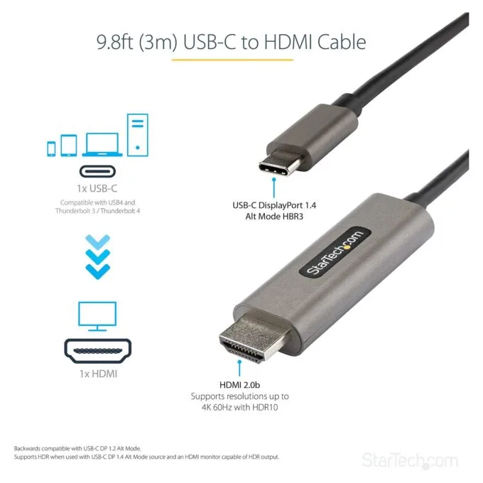 StarTech.com CDP2HDMM3MH video cable adapter — image 5