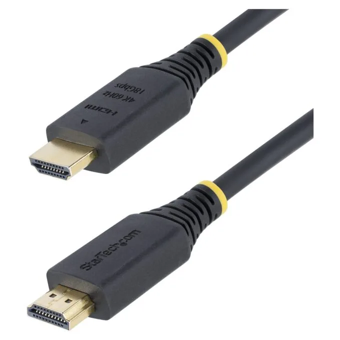 StarTech HDMI2CABLE-4K60-150C HDMI Cable - 1.5 m, 4K 60 Hz — image 2