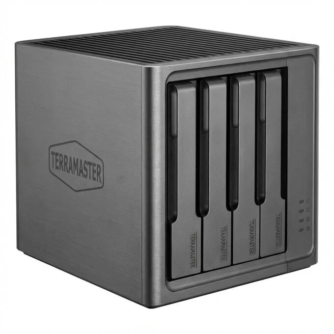 TERRAMASTER F4 SSD 4bay All SSD NAS.Quad Core.8GB DDR5.Diskl — image 1
