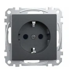 MERTEN MEG2300-0414 SCHUKO socket anthracite. System M