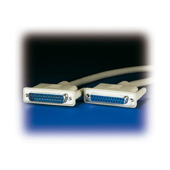 ROLINE RS232 Cable, M - F 1.8 m serial cable — image 1