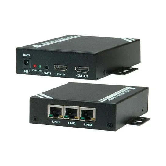 ROLINE HDMI Extender over Twisted Pair, Cat.5/6, chainable 100 m — image 2