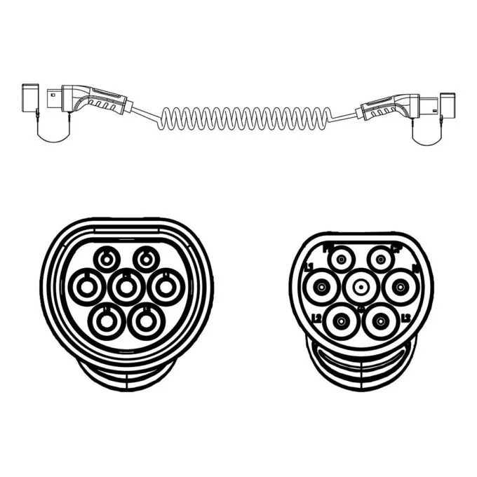 ROLINE 19080047 electric vehicle charging cable — image 2