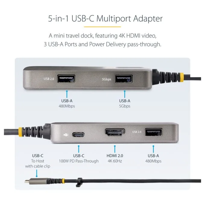 StarTech.com 104B-USBC-MULTIPORT laptop dock/port replicator — image 9