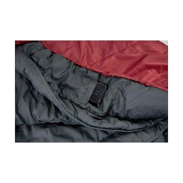 High peak sleeping bag TR 300 (dark red/grey) — image 4
