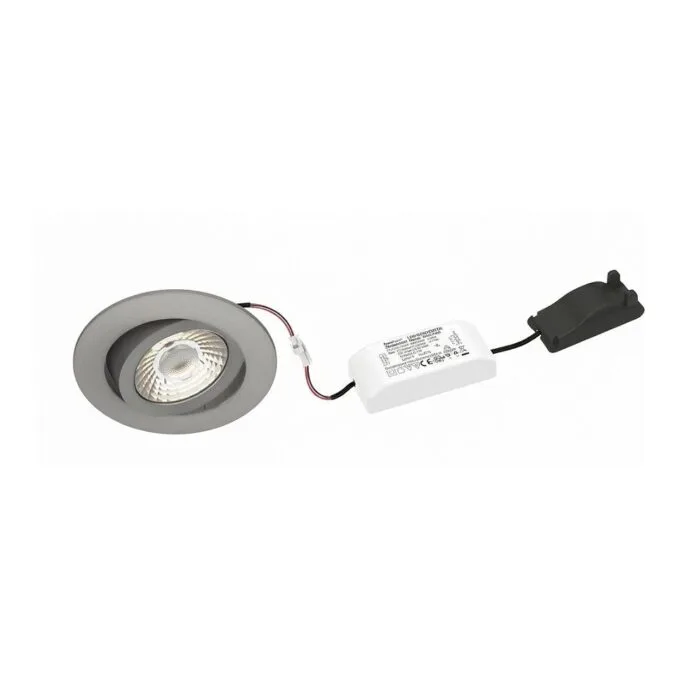 Brumberg 39263153 Nivalis LED-Einbaustrahler 230 V AC 50 Hz 8W 3000K 650lm DA 68mm ni — image 1