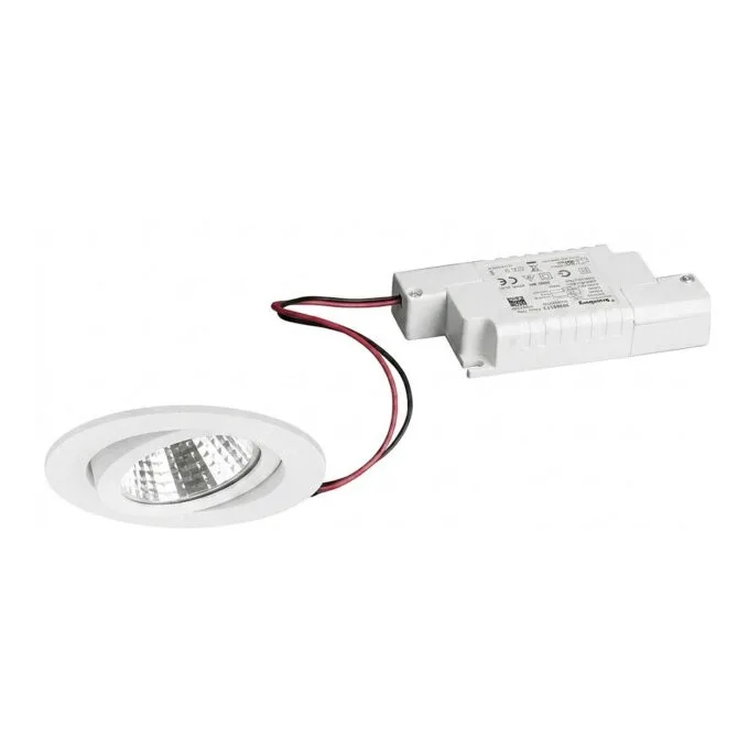 Brumberg 39263173 Nivalis LED-Einbaustrahler 230 V AC 50 Hz 8W 3000K 650lm ws DA 68mm — image 1