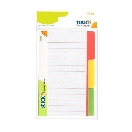 STICK N DIVIDER NOTE 148.4X97.6MM 3 X 60 SHEETS PAD — image 1