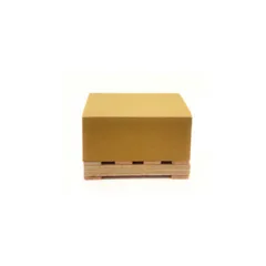 STICK N KRAFT NOTES 76X76MM 400S WITH LITTLE PALLET NO SIDE PRINTING
