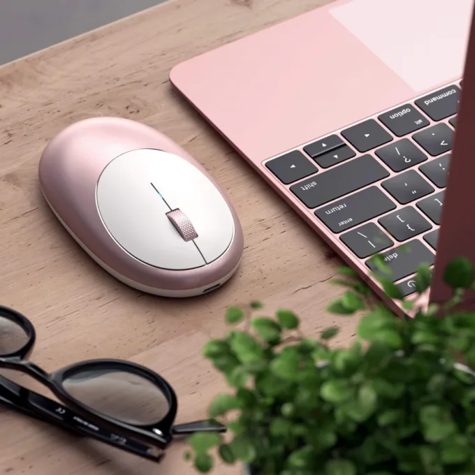 SATECHI M1 Bluetooth Wireless Mouse - Rose Gold — image 5