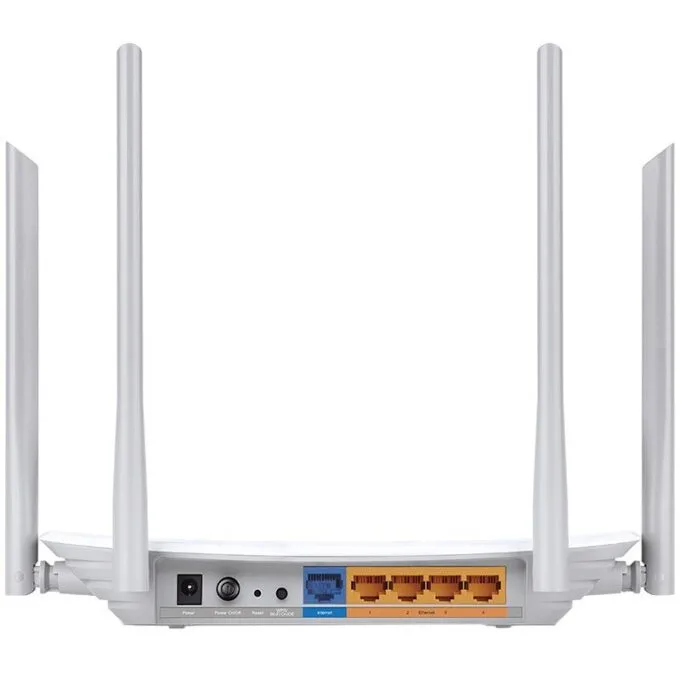 AC1200 Dual-Band Wi-Fi Router SPEED: 300 Mbps at 2.4 GHz + 867 Mbps at 5 GHz SPEC: 4× Antennas, 1× 10/100M WAN Port + 4× 10/100M LAN Ports FEATURE: Tether App, WPA3, Access Point Mode, IPv6 Supported, IPTV, Facebook Wi-Fi — image 2