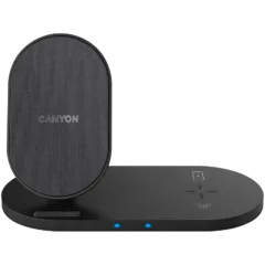 CANYON wireless charger WS-202 10W 2in1 Black
