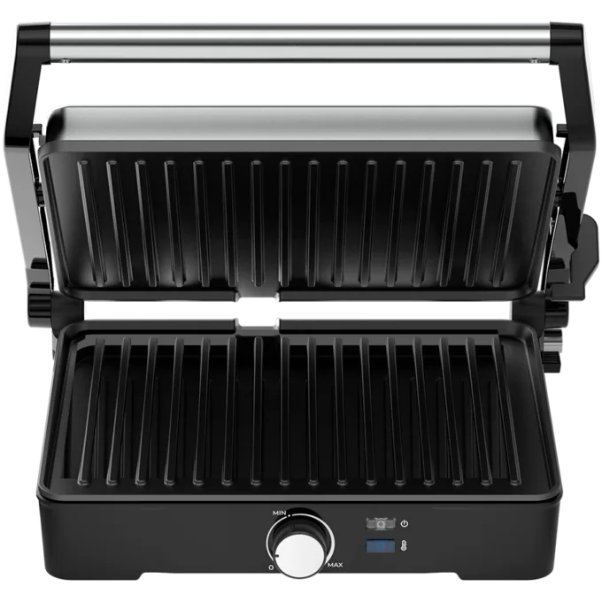 AENO Electric Grill EG2: 2000W, Temperature regulation, Max opening angle -180°, Plate size 290*234mm — image 3