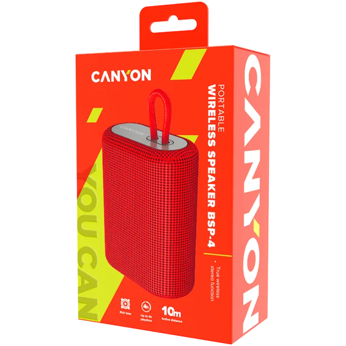 CANYON speaker BSP-4 5W Red — image 4