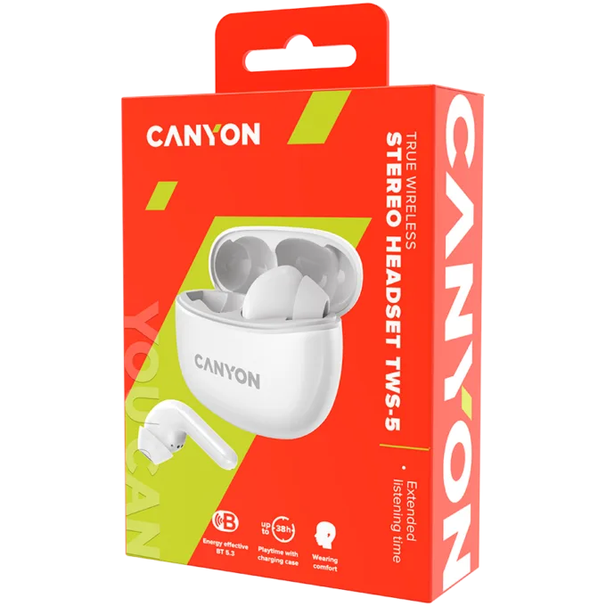 CANYON headset TWS-5 White — image 5