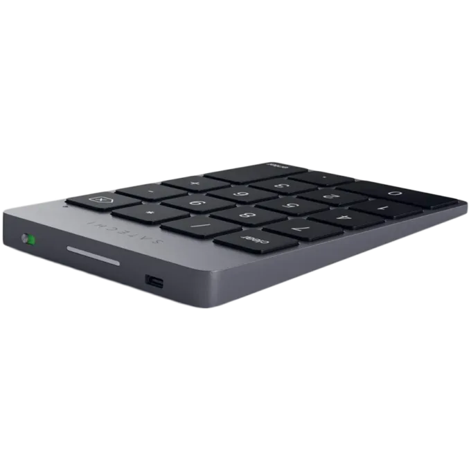 SATECHI Aluminum Slim Rechargeable Bluetooth Keypad Space Gray — image 3