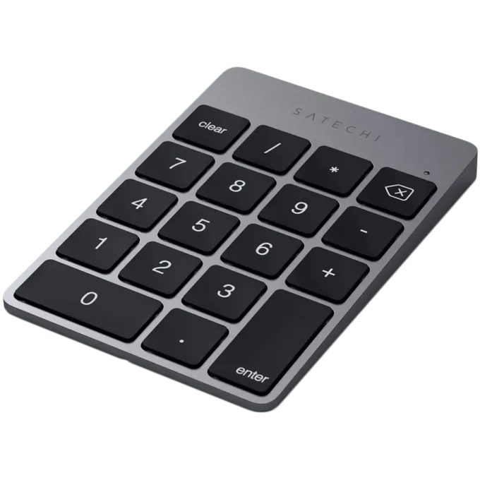 SATECHI Aluminum Slim Rechargeable Bluetooth Keypad Space Gray — image 4