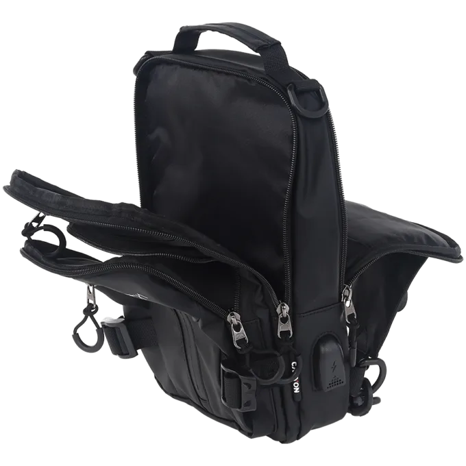 CANYON CB-1, fanny pack 290MM x160MM x90MMBlackExterior materials: 100% PolyesterInner materials:100% Polyester — image 7