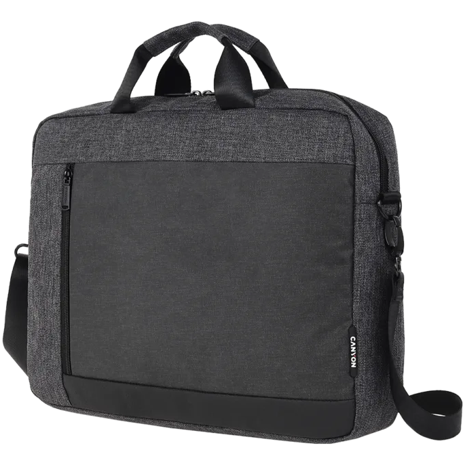 CANYON B-5, Laptop bag for 15.6 inch410MM x300MM x 70MMDark GreyExterior materials: 100% PolyesterInner materials:100% Polyester — image 2