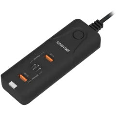CANYON charger H-10 PD 20W QC 3.0 18W 2USB-A 2USB-C UK Desk Black