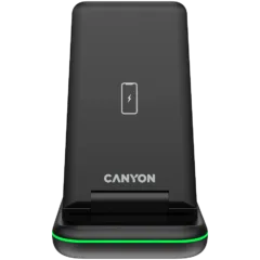 CANYON wireless charger WS-304 15W 3in1 UK Black