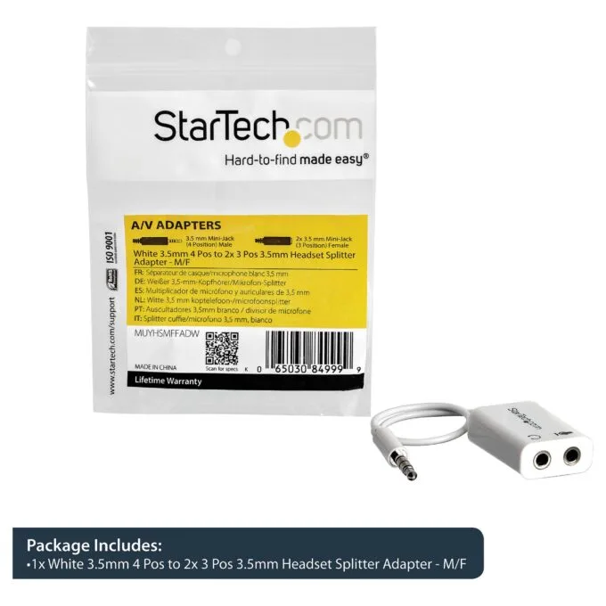 StarTech.com MUYHSMFFADW audio splitter — image 11