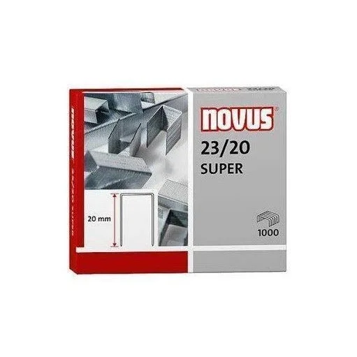 NOVUS STAPLES 23/20 1000 PCS BOX — image 1