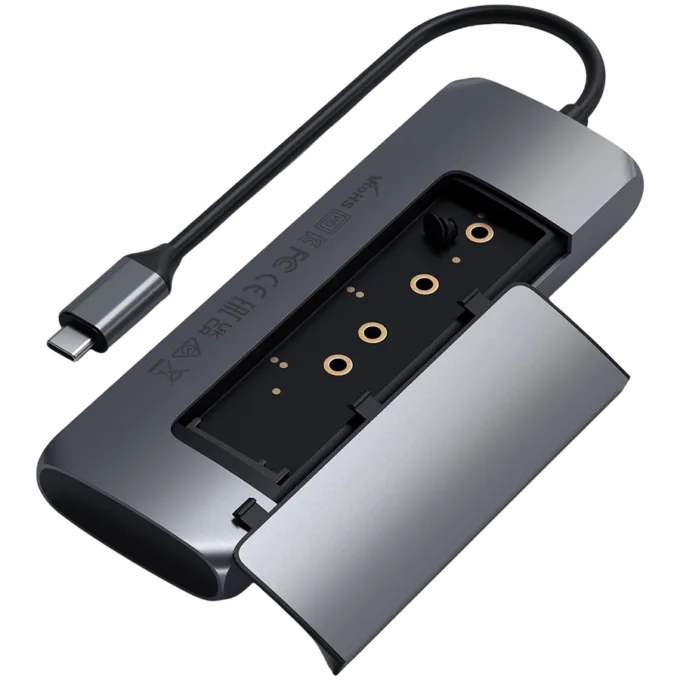 SATECHI USB-C M.2 NVMe / SATA SSD Enclosure — image 2