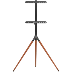 ONKRON Tripod Easel TV Stand for 32” – 65 Inch LED LCD OLED Screens up to 35 kg, Black