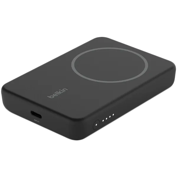BELKIN 5K MAGNETIC WIRELESS POWER BANK + KICK STAND, BLACK — image 2