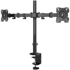ONKRON Dual Monitor Stand for 13''-32'' Screens up to 8 kg, Black