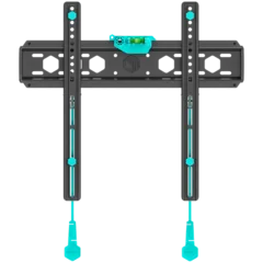 ONKRON Fixed TV Wall Mount for 32 to 65-inch Flat Panel TVs Digital Panels 56,8 kg, Black