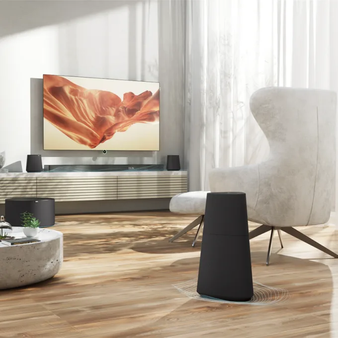 LOEWE Klang MR3, Multiroom Speaker 150W, Basalt Grey — image 5