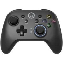 LORGAR TRIX-510, Gaming controller, Black, BT5.0 Controller with built-in 600mah battery, 1M Type-C charging cable ,6 axis motion sensor support nintendo switch ,android,PC, IOS13, PS3, normal size dongle,black