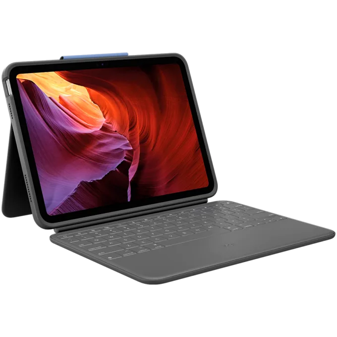 LOGITECH Rugged Folio for iPad (10th gen) - OXFORD GREY - US - INTNL-973 — image 1